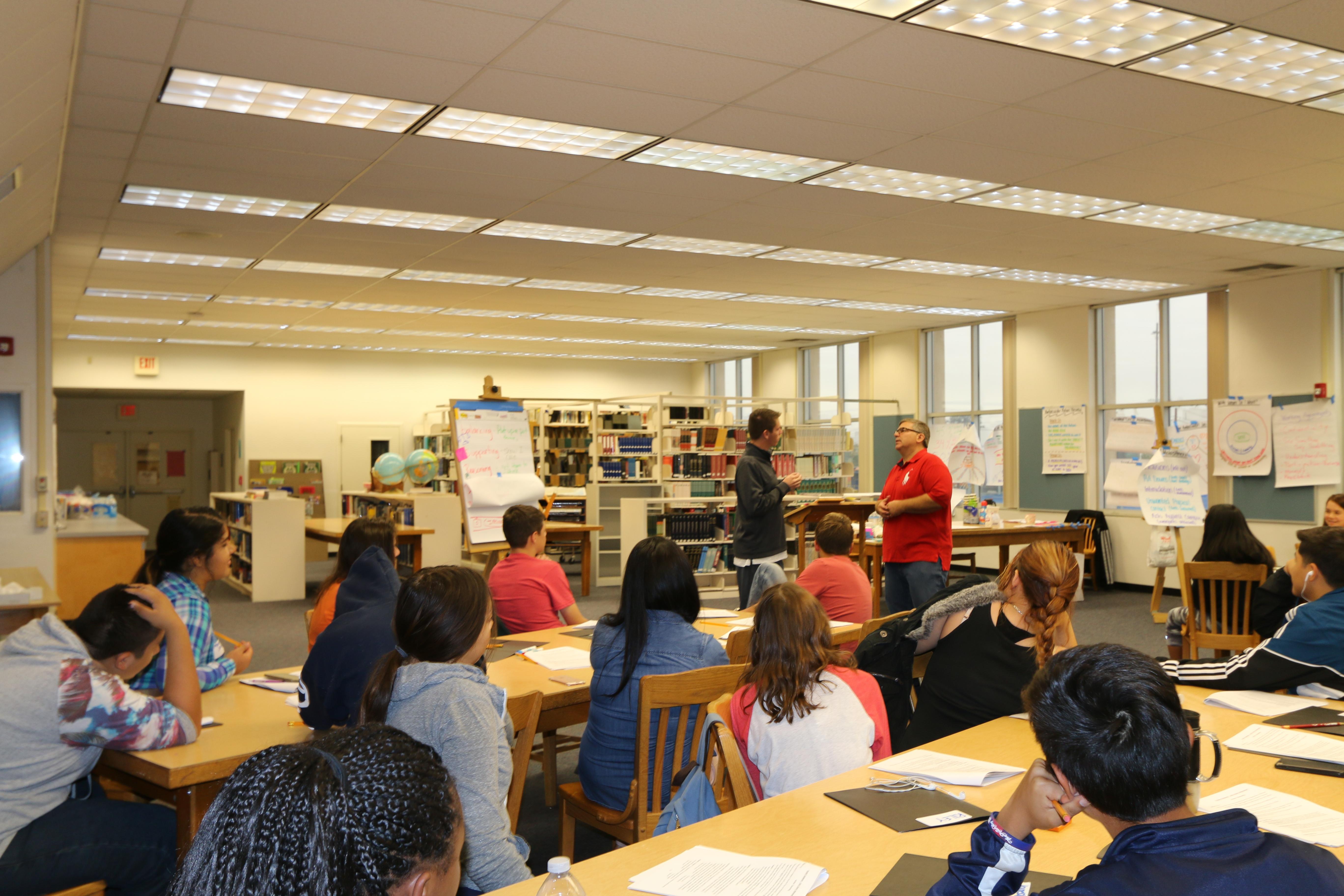 Training program in library at BHS