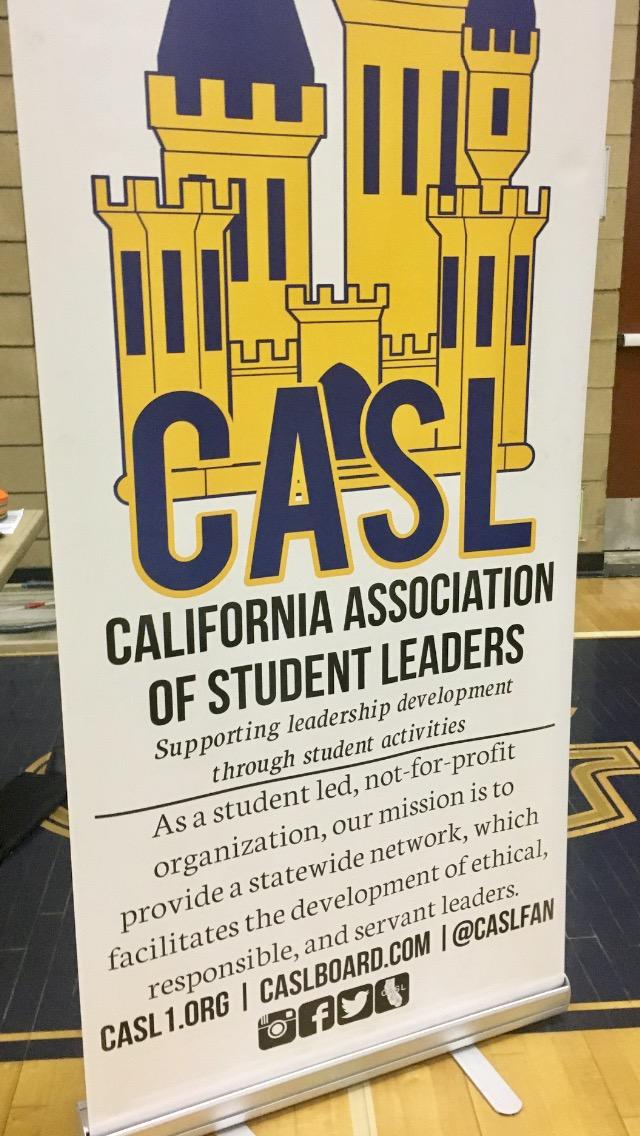 Signage from the leadership event at GVHS