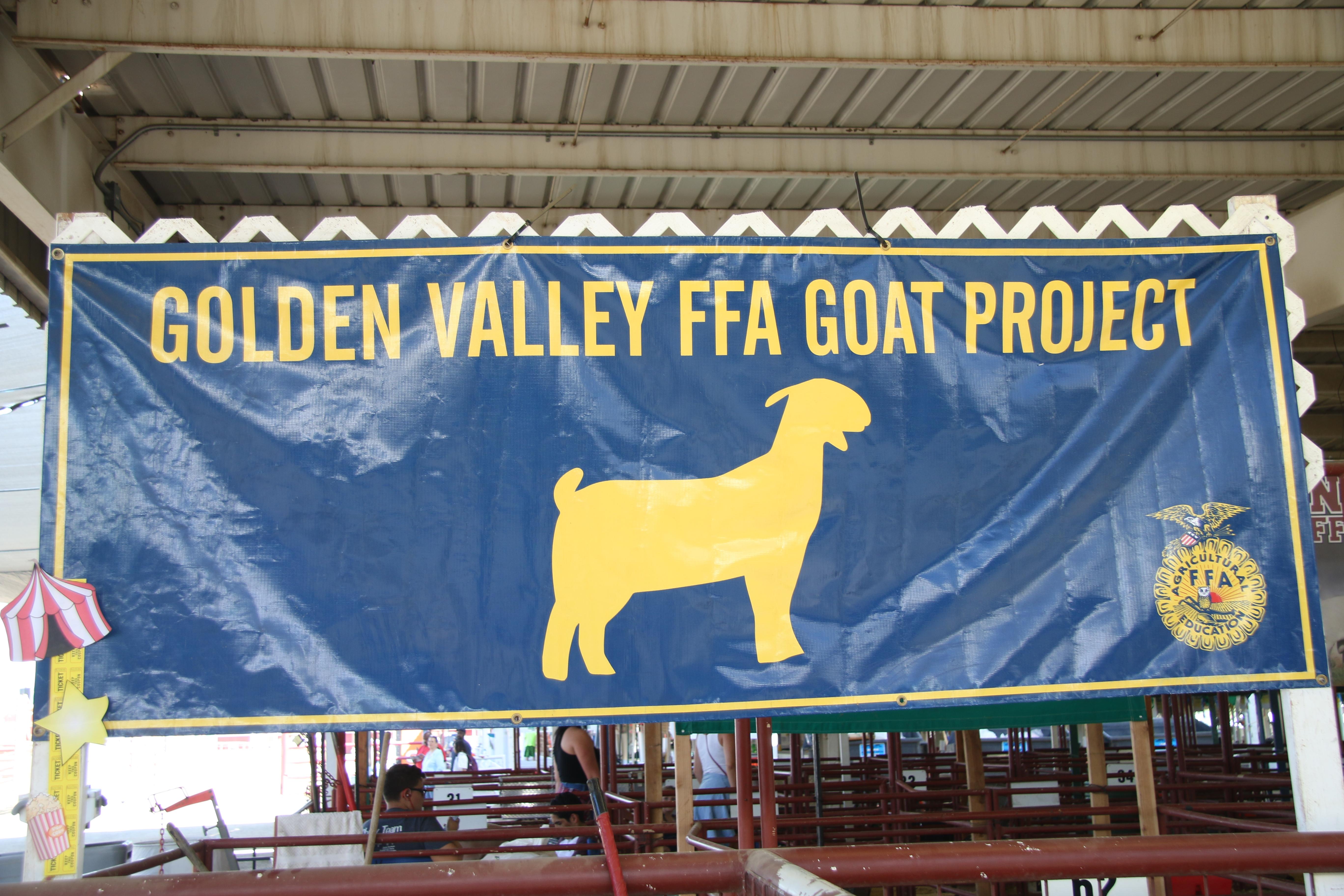 Golden Valley FFA sign