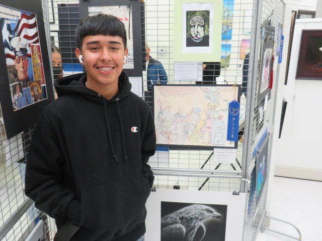 Lorenzo Bautista, 1st place for the 11th grade, Tierra Del Sol High Scchool